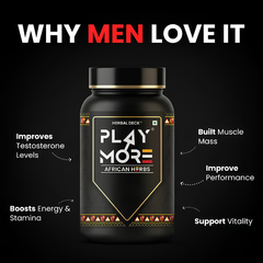 Play More African Herbs-Natural Energy Wellness Herbal Formula (Zero Side Effect)