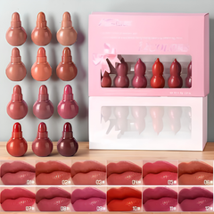 KS ONE 12-in-1 Matte Lipstick Set | 12 Beautiful Long-Lasting Shades