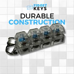 Fidget Keys Keychain – Click. Relax. Enjoy.